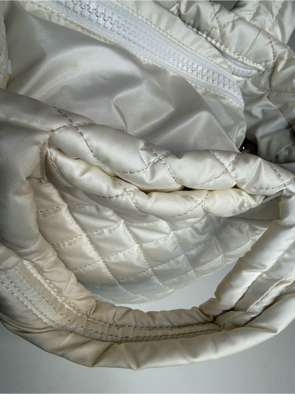 MZ Wallace Mini Metro Tote Deluxe Pearl no strap - Picture 10 of 15